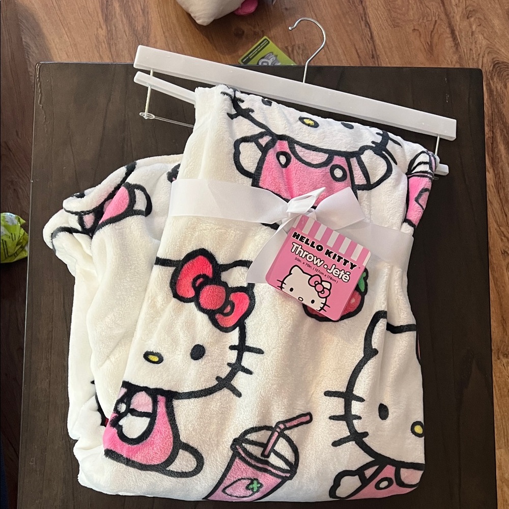 Hello Kitty Pink and White Kids Robe